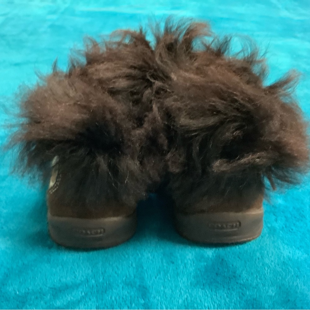COACH Colette Vintage High Top Sneakers Short Boots - Picture 5 of 11